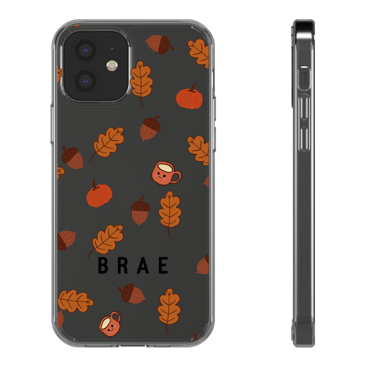 Leaves & Acorns | Clear