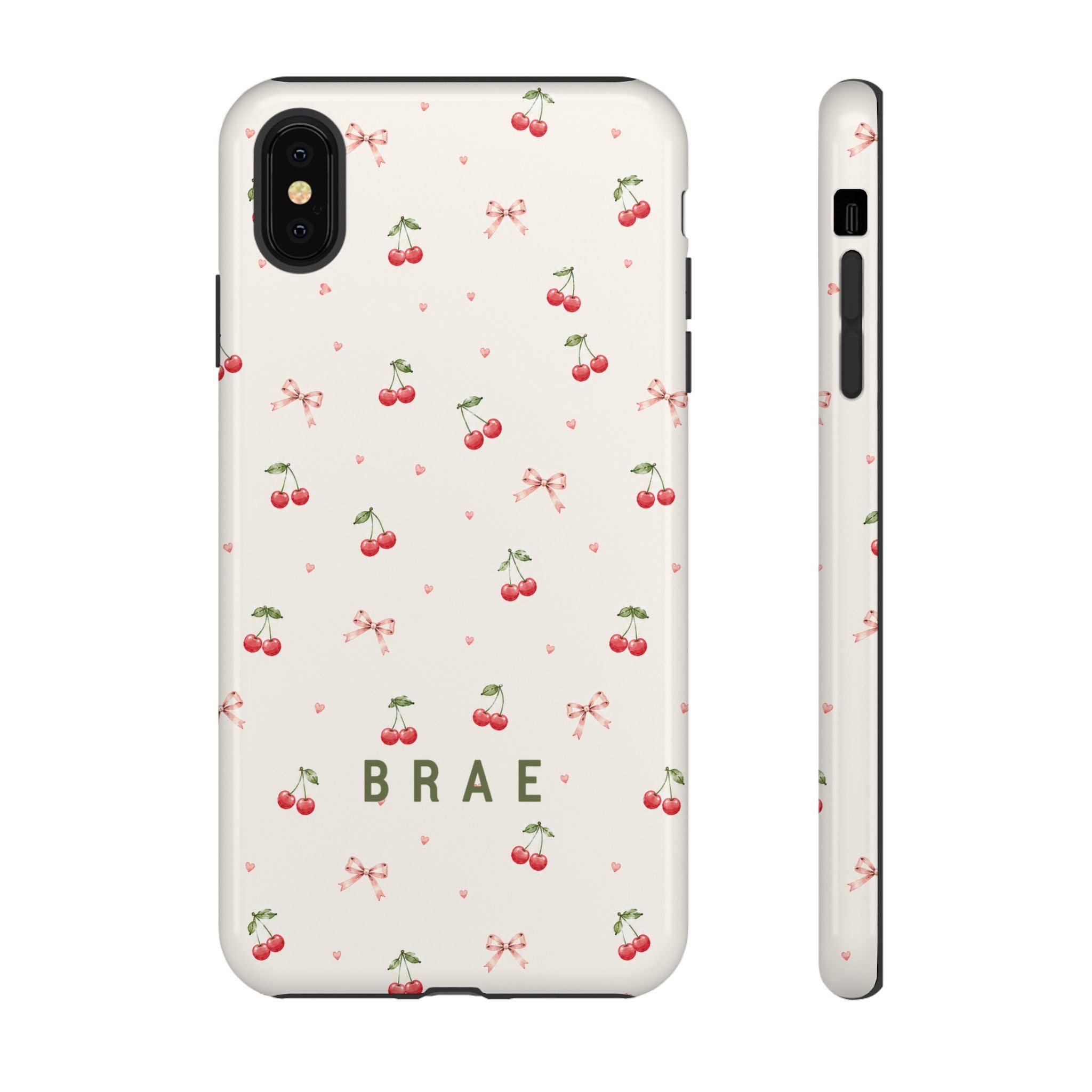 Cherries and Leaves