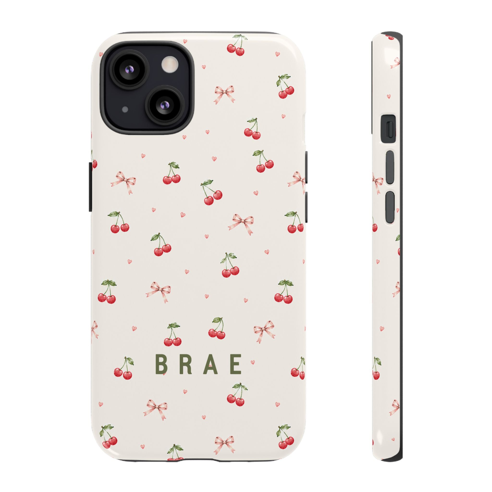 Cherries and Leaves