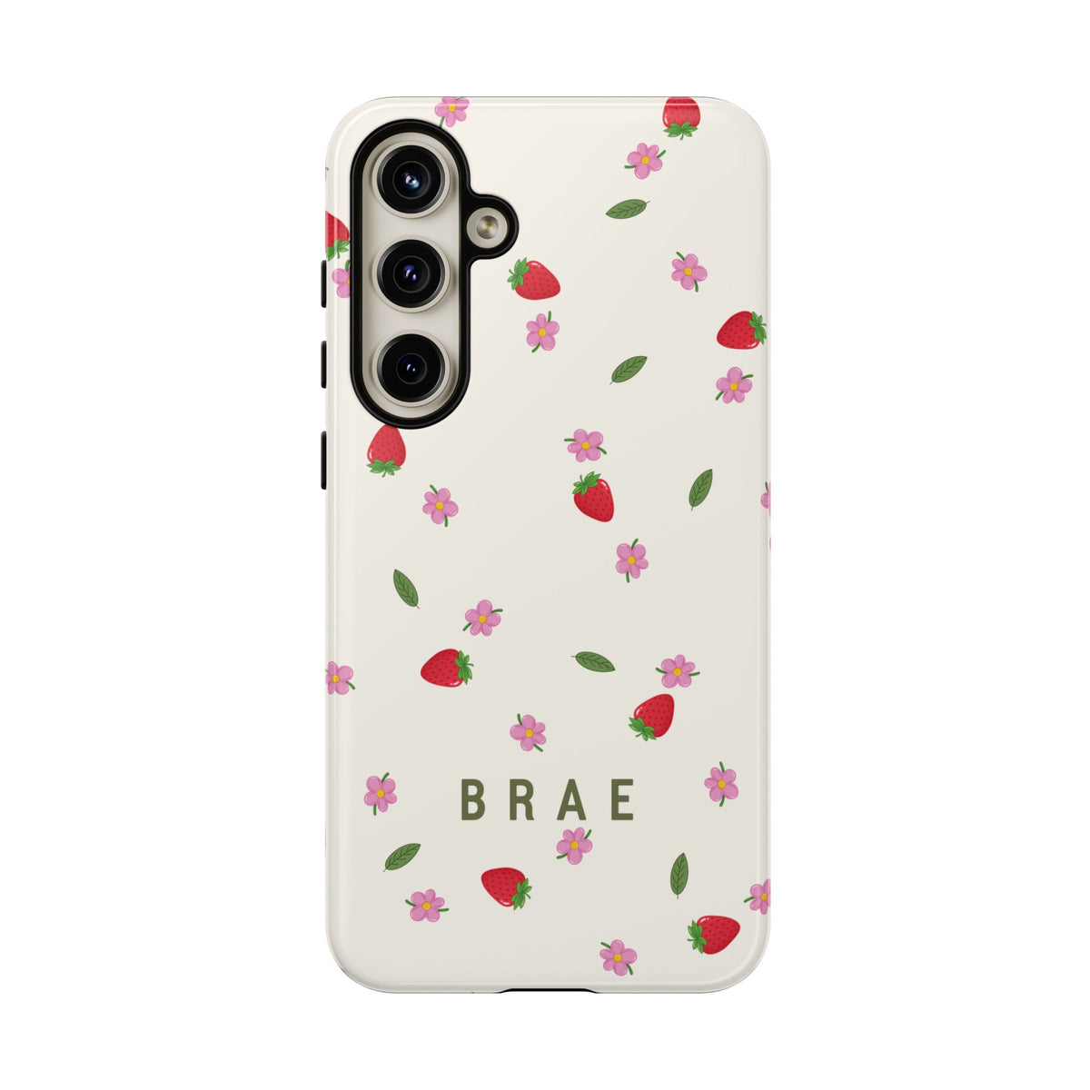 Strawberries and Leaves