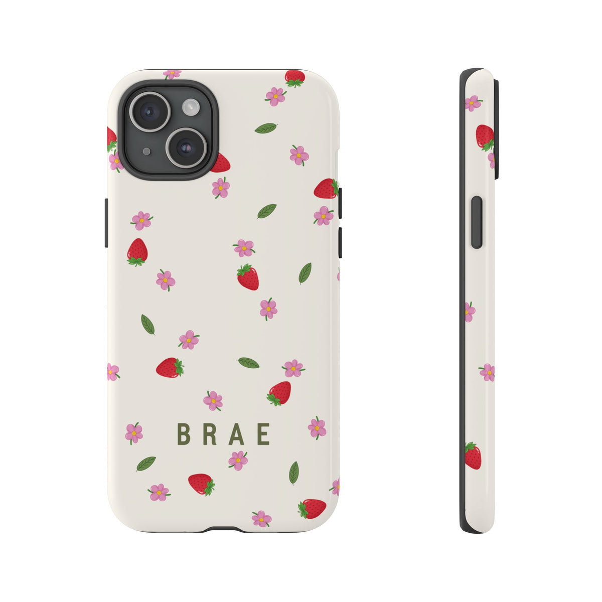 Strawberries and Leaves