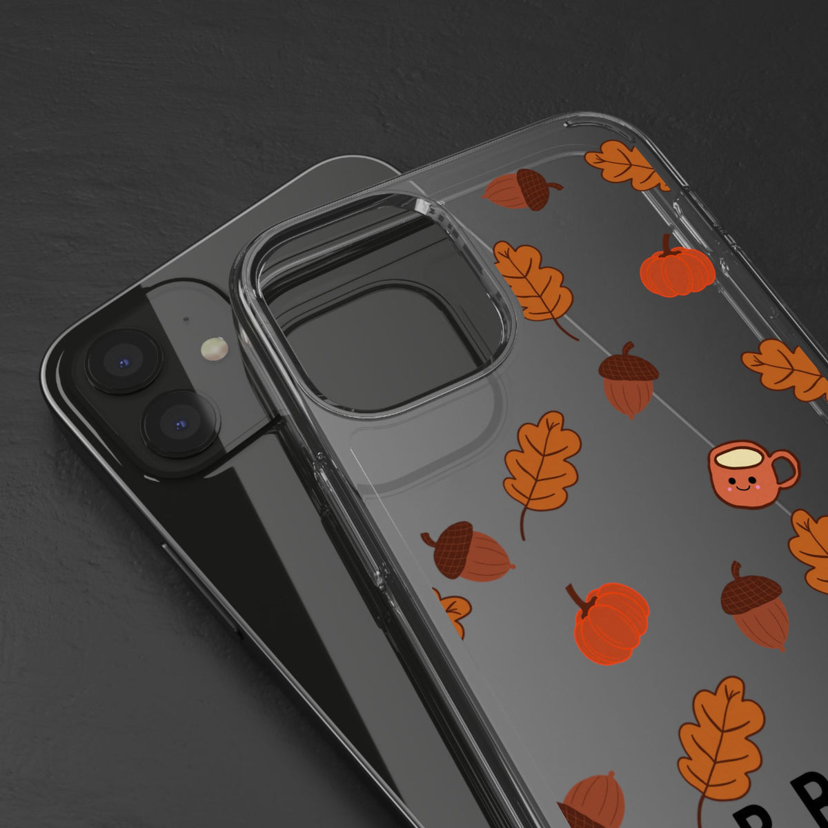 Leaves & Acorns | Clear