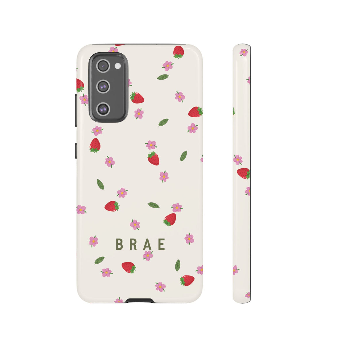 Strawberries and Leaves