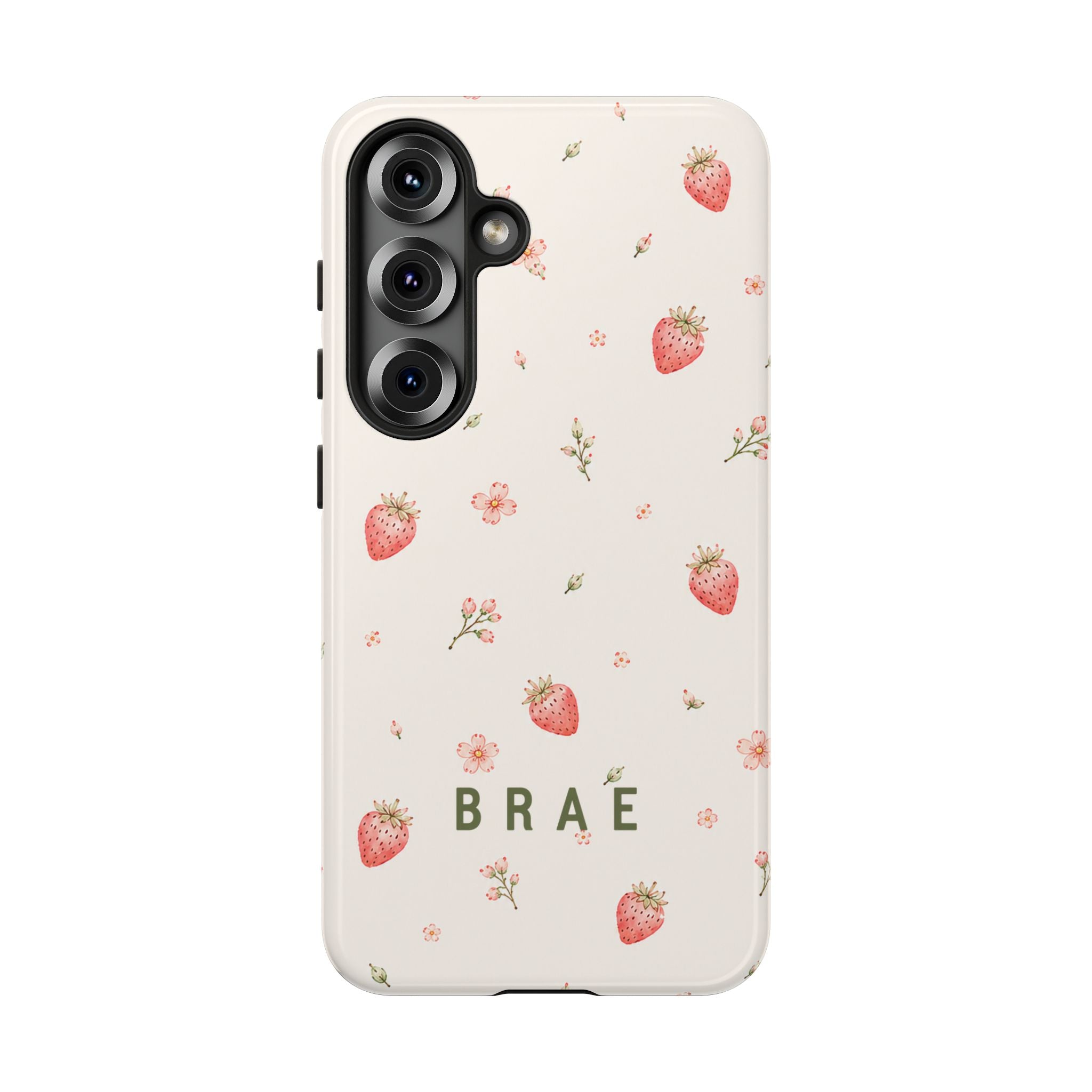 Strawberries and Leaves