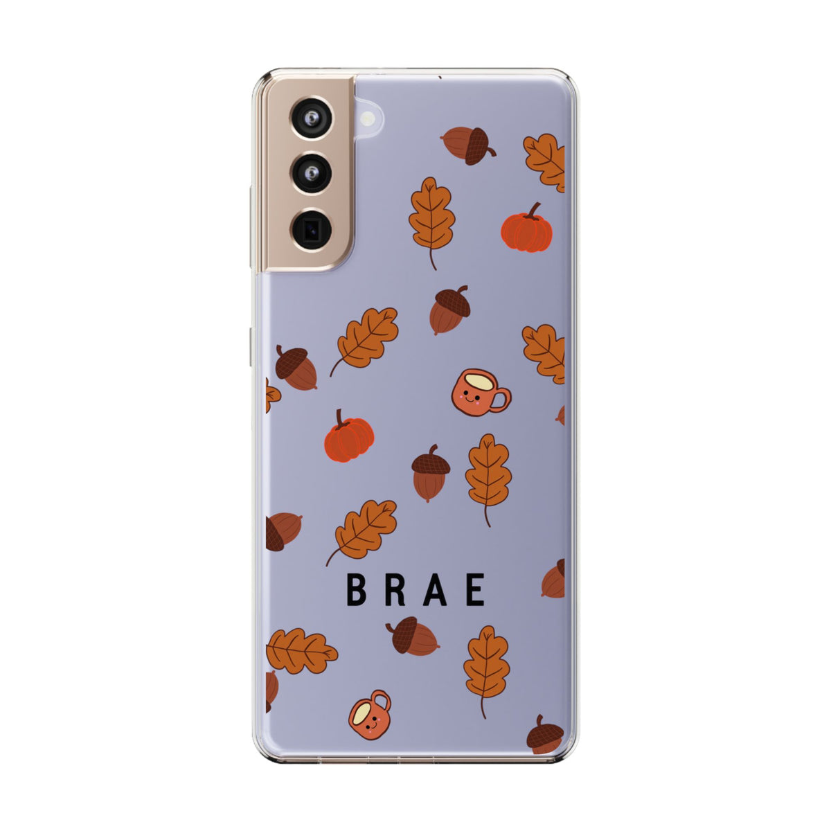 Leaves & Acorns | Clear