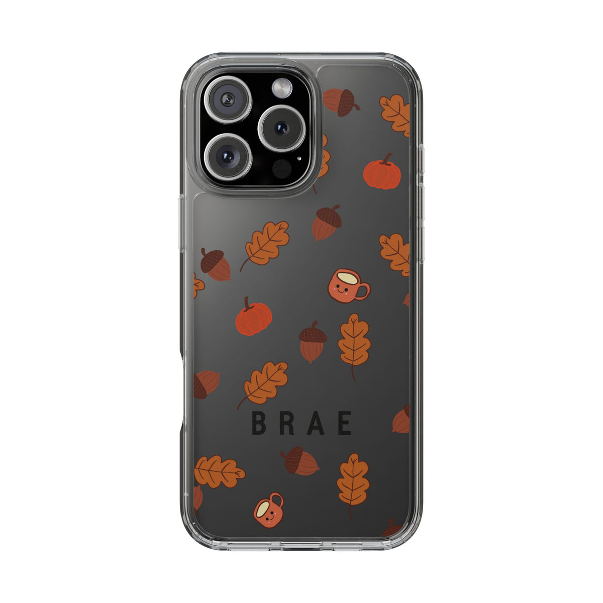 Leaves & Acorns | Clear