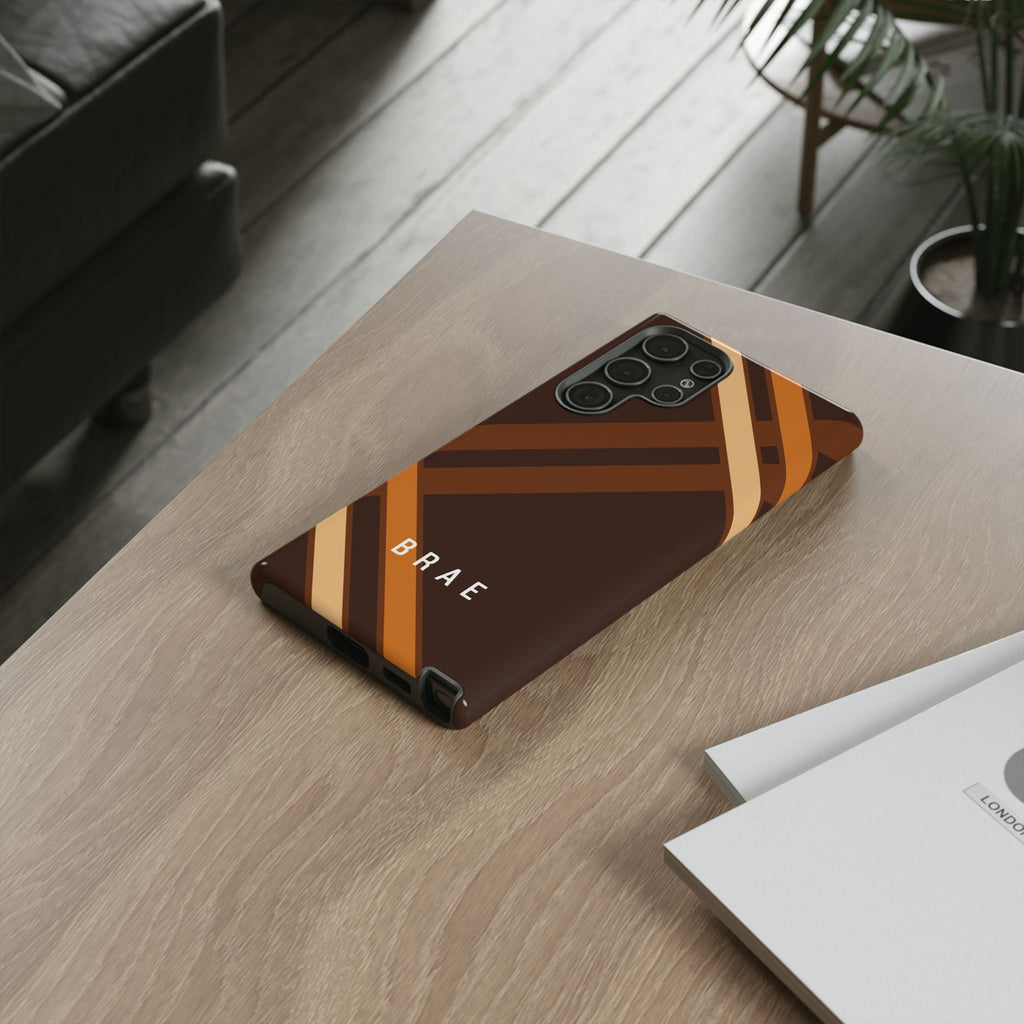 Brown stripes