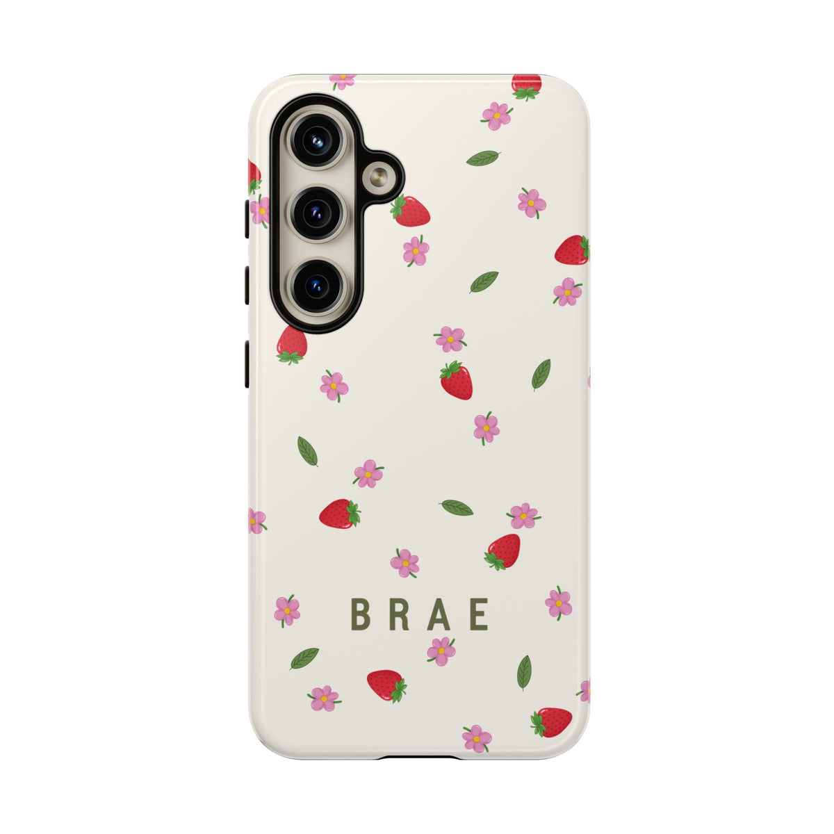 Strawberries and Leaves